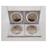Four Alberta Souvenir Tokens