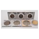 Group of Seven Royal Commemorative Tokens. Tokens