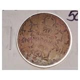 1908 Canada 50 Cent Piece