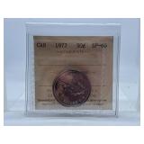 ICCS Graded Specimen 1977 Canada 50 Cent Piece