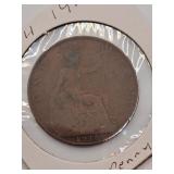 1916 British Penny