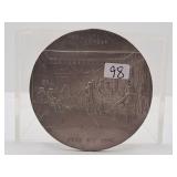 Pewter U.S.A. Commemorative Medal Depicting the