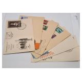 First Day Cover Envelopes and Stamps from Poland