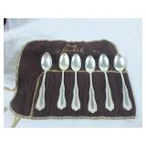 6 sterling spoons