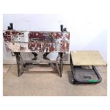 Folding / adjustable workbench and rolling