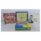 Assortment of Board games The Logo Game,