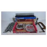 Socket Holder Set, Sockets, 14' ft Chain, Drill
