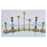 Solid Brass Candle Holders