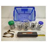 Basket of assorted sockets  AmPro 3/8 micrometer