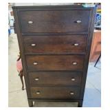 Modern 5 drawer high boy dresser