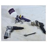 Assortment of Air Compressor Tools