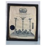 Antique Mason's of Canada 1904 Grand Master