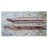 Wooden sleigh. 48' l x 18' w