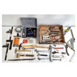 Large quantity of tools: adjustable wrenches,