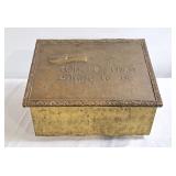 Where they ought to be brass slipper box, with