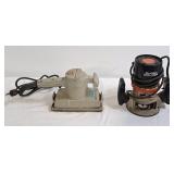 Sears Super router / Rockwell sander, Weller