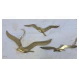 Trio of Brass Birds