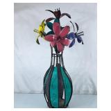 Funky Metal Flower Art - 35'H