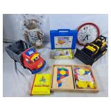 Assortment of Kids Toys and Decorations.