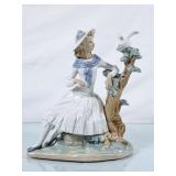 Vintage Nao by Lladro 'Girl with Dove' Figurine -
