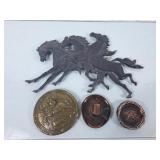 Calgary Stampede Coasters, Horse Wall Art, Cowboy