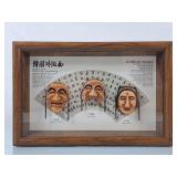 Korean Masks Shadow Box - 11.5'x8'