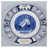 1928 Mills Bros. Sarnia Calendar Plate