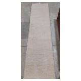 Shag runner rug cream-colored -93'lï¿½24w