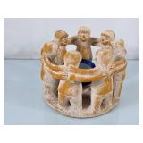 Heavy Circle of Friends Candle Holder