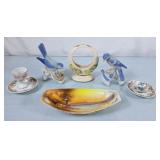 Sadler Planter, Bluebird Figurines, Nippon