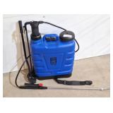 Power fist back pack sprayer