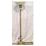 64' high elegant floor lamp with exquisite shade