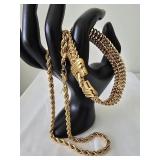 Signed Monet Necklace and Bracelet