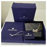 Swarovski Lifelong Bow Pendant Necklace New in