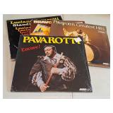 Collection of Pavarotti Vinyl Records