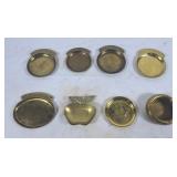 Assortment of Brass Change and Ash Trays