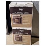 2 wallmount mailboxes