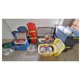 Large Christmas lot with totes