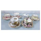 Collection of Vintage Cups & Saucers - Windsor,