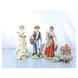 Vintage Monet Porcelain Figurines, Shafford