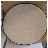 36' round folding card table