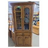Gorgeous corner display cabinet