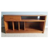 MCM Teak Veneer media stand