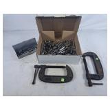 Assortment of Sockets, Punches, C Clamps, Etc.