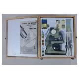 Vintage Tasco 900 Power Zoom Microscope Kit/ In