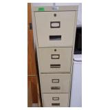 Commander 4 drawer filing cabinet. 15' l x 18' d