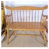 Maple deacon's bench -  35'wï¿½18'dï¿½35h