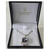 DSMK 925 Sterling Silver Necklace & Pendent