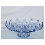 Beautiful Vintage Lavender Glass Pedestal Dish -
