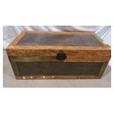 Vintage decorative wooden box